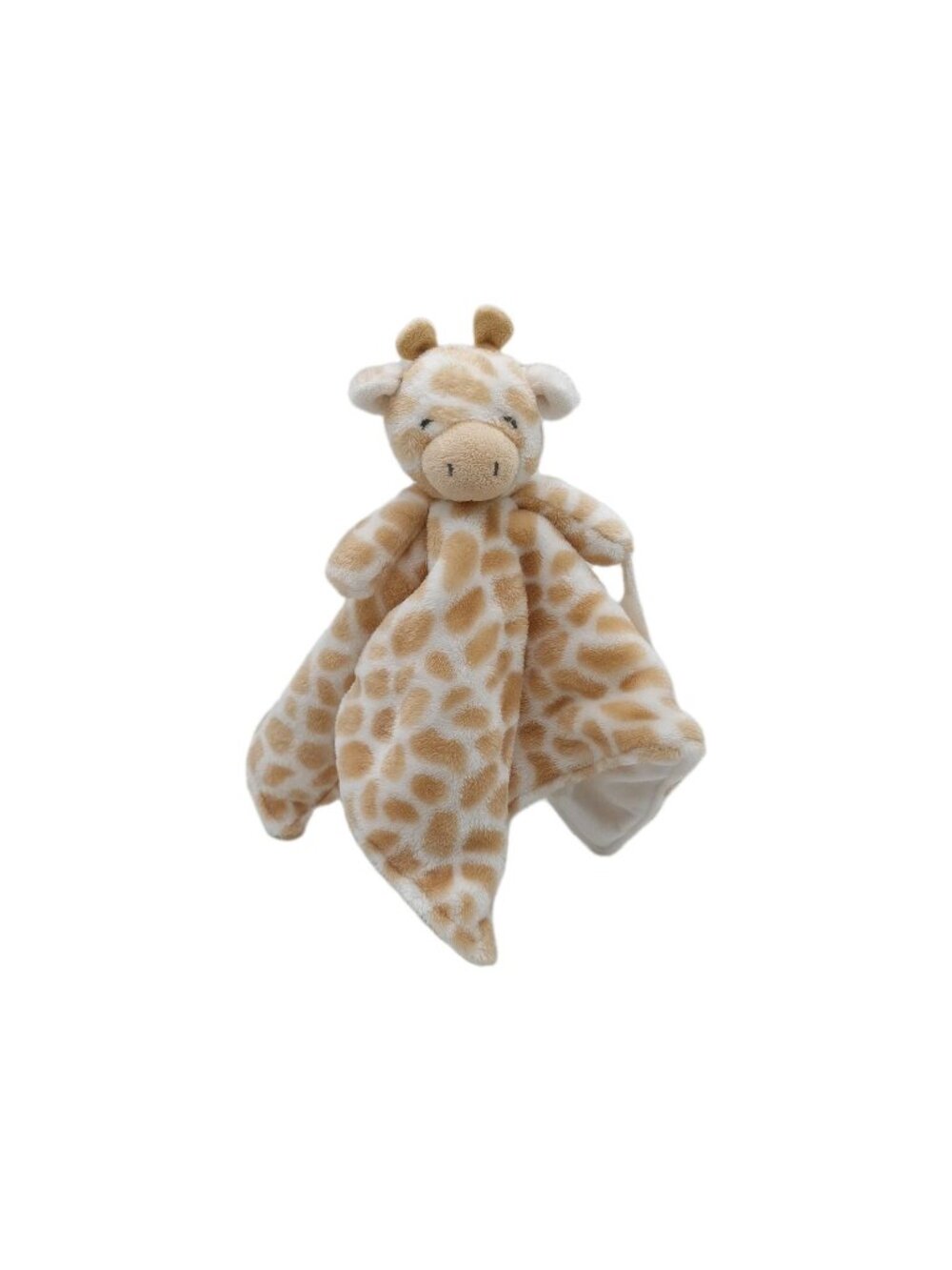 Carters Giraffe Lovey Plush Security Blanket Pacifier Loop 2017 Square 13"